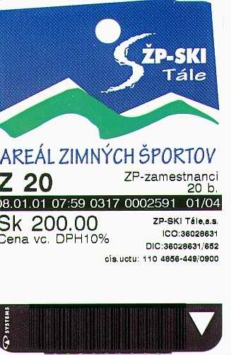Areál zimných športov - Tále
