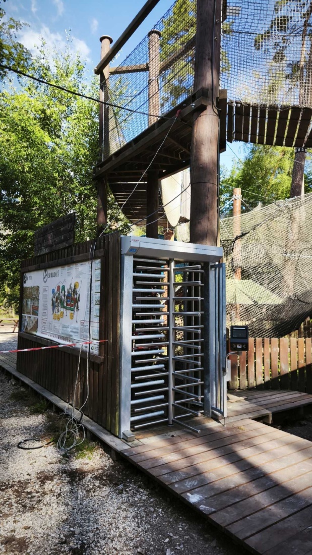 Park na Větvi s naším pokladním a turniketovým systémem